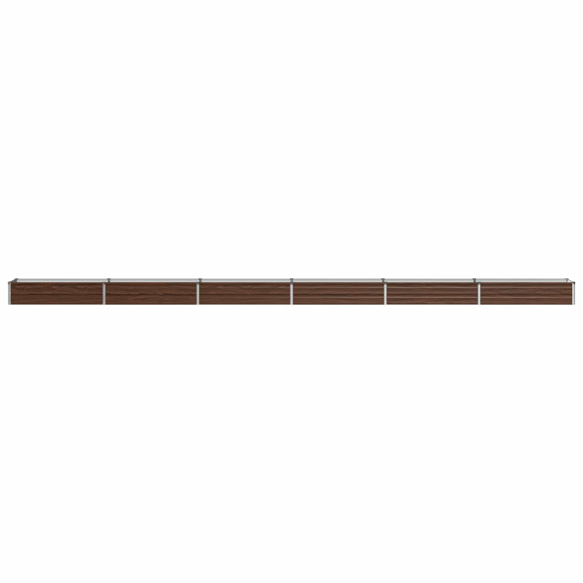 vidaXL Raised Garden Bed Black Walnut 600 x 40 x 24 cm 3