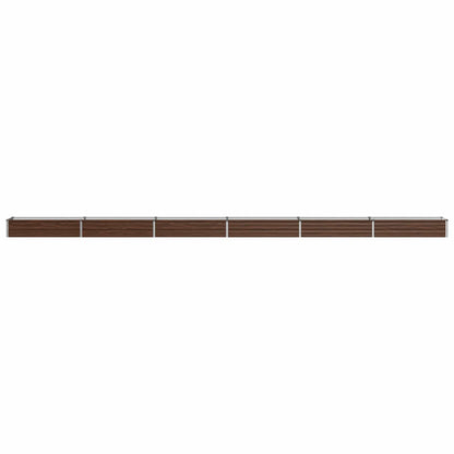 vidaXL Raised Garden Bed Black Walnut 600 x 40 x 24 cm 3