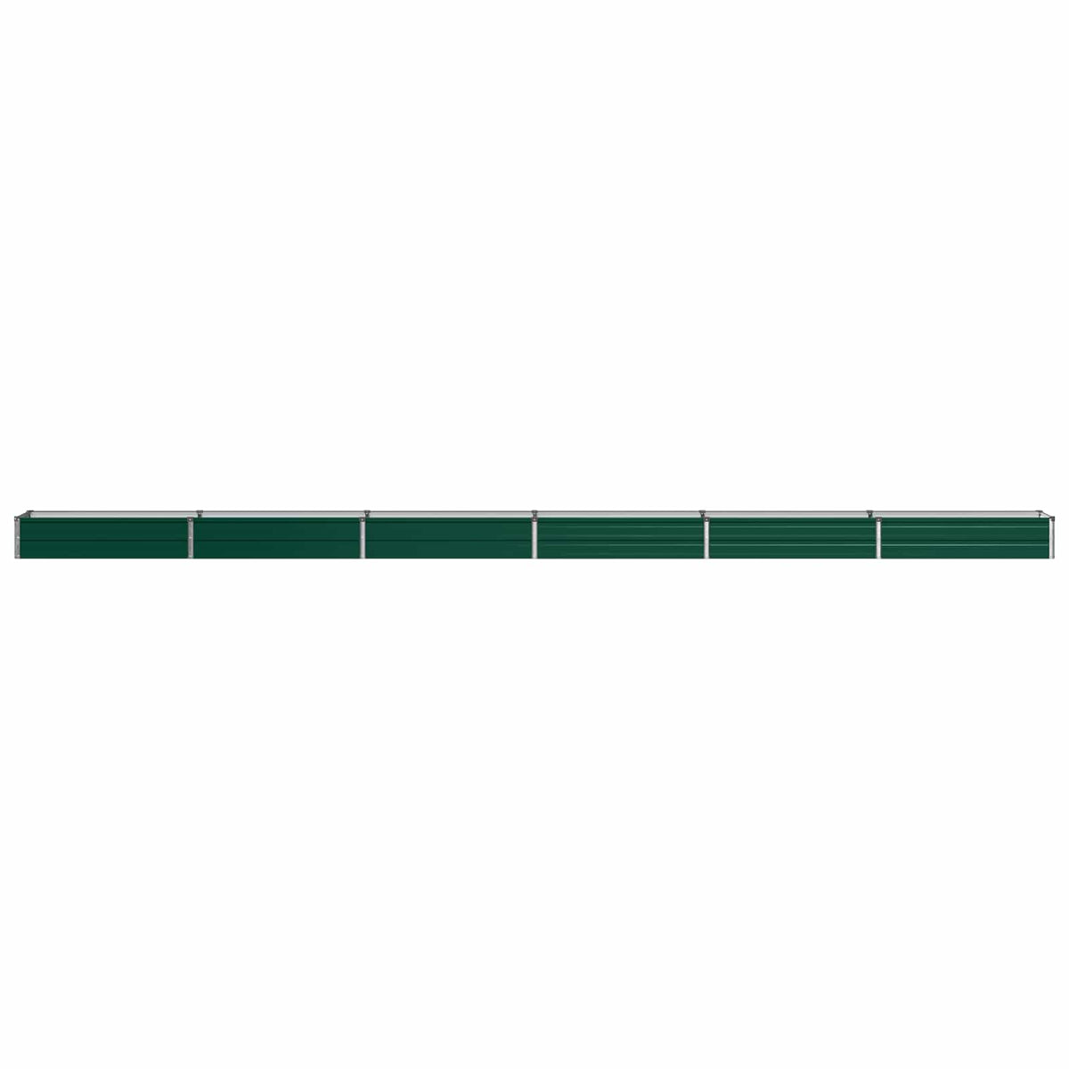 vidaXL Raised Garden Bed Green 600 x 40 x 24 cm cold-rolled steeel 3