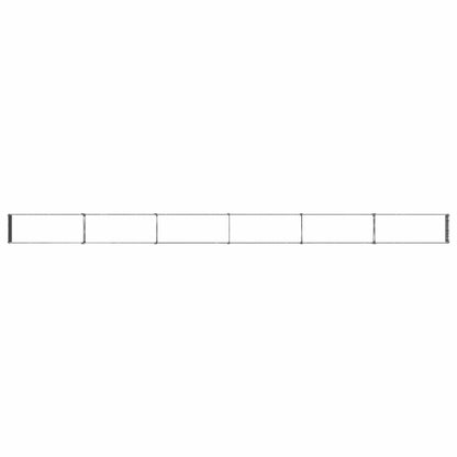 vidaXL Raised Garden Bed Silver 600 x 40 x 24 cm galvanized 5