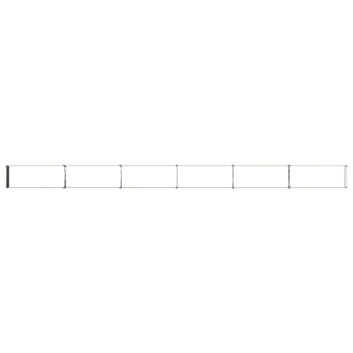 vidaXL Raised Garden Bed Ivory 600 x 40 x 24 cm cold-rolled steel 5