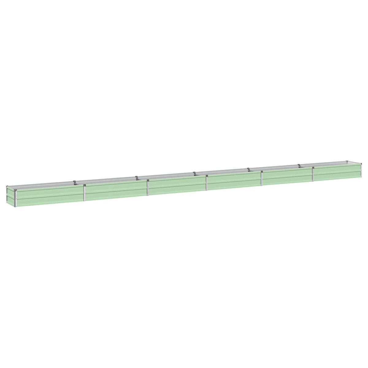 vidaXL Raised Garden Bed Pastel Green 600 x 40 x 24 cm 2