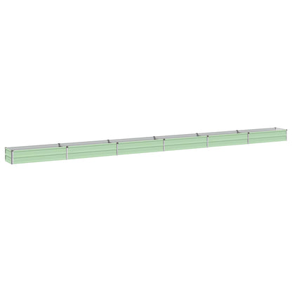 vidaXL Raised Garden Bed Pastel Green 600 x 40 x 24 cm 2