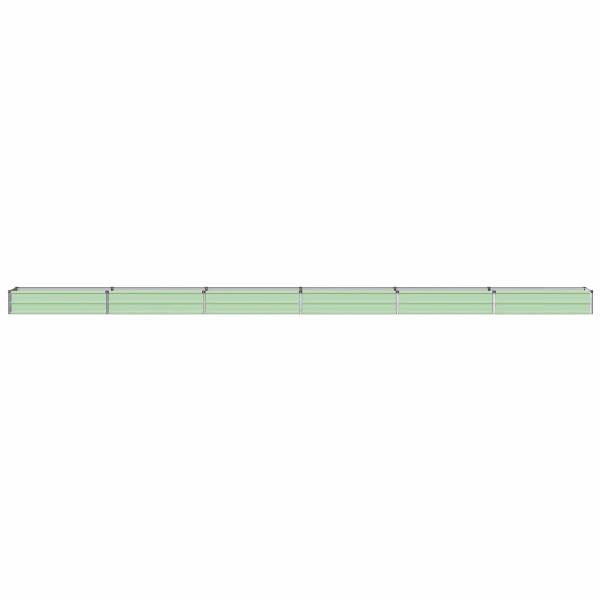 vidaXL Raised Garden Bed Pastel Green 600 x 40 x 24 cm 3