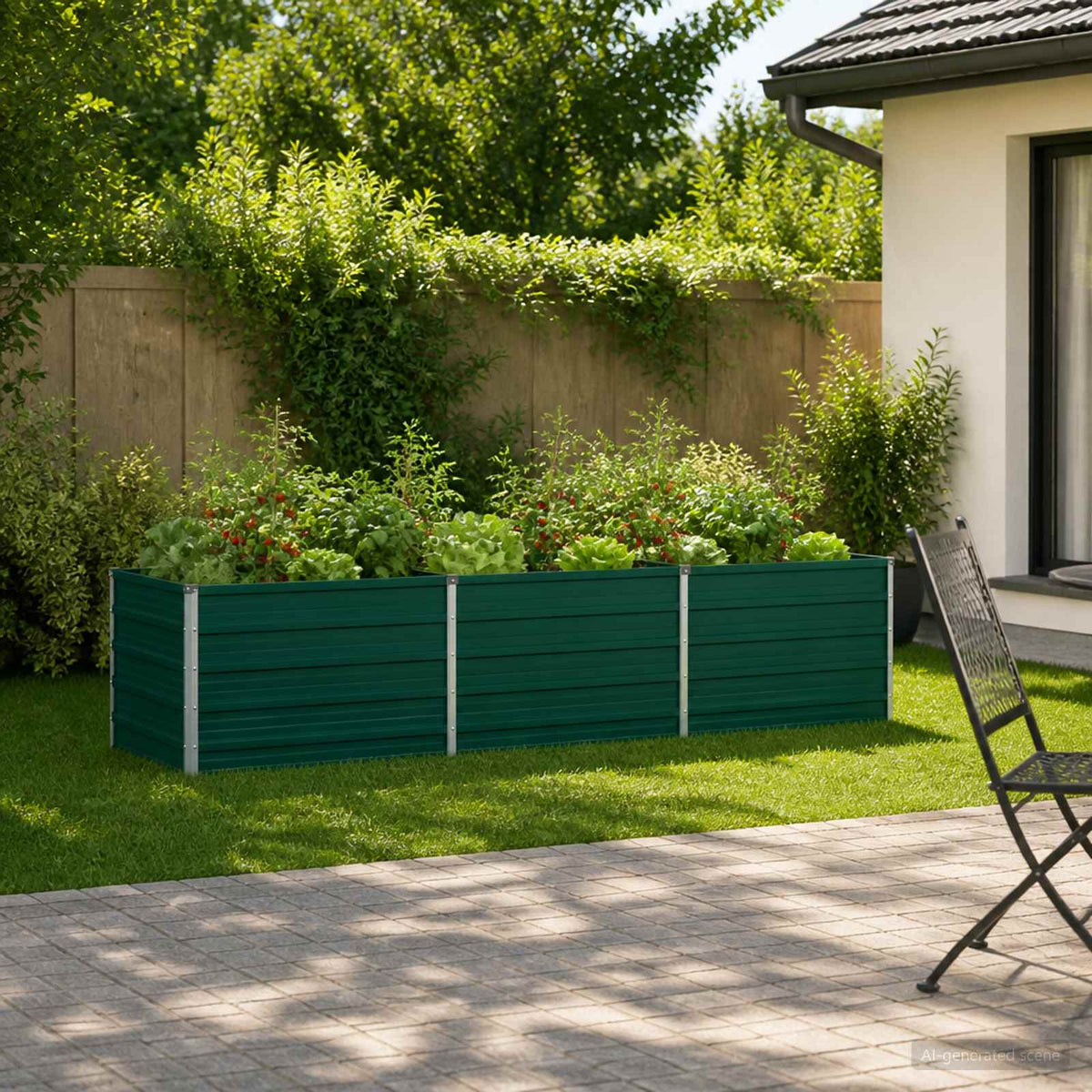 Raised Garden Bed Green
