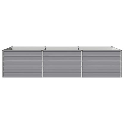 vidaXL Raised Garden Bed Grey 240 x 80 x 55 cm cold-rolled steel 3