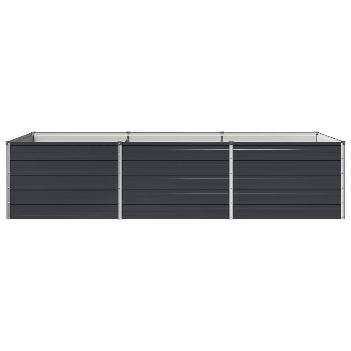 vidaXL Raised Garden Bed Anthracite 240 x 80 x 55 cm cold-rolled steel 3