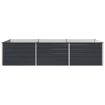 vidaXL Raised Garden Bed Anthracite 240 x 80 x 55 cm cold-rolled steel 3