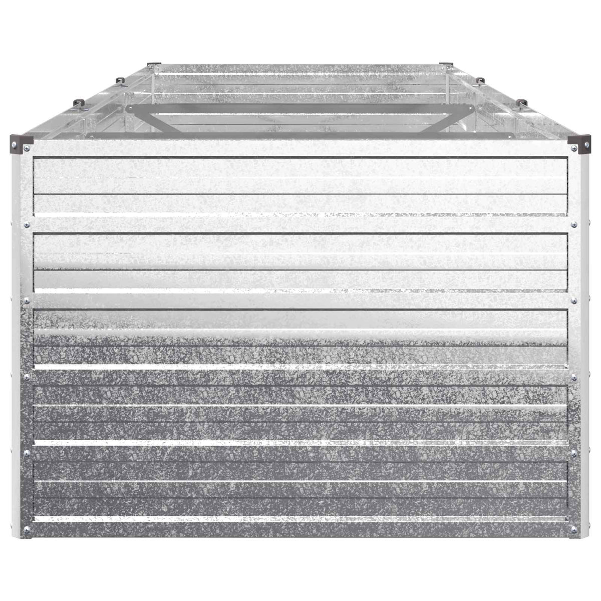 vidaXL Raised Garden Bed Silver 240 x 80 x 55 cm galvanized 4