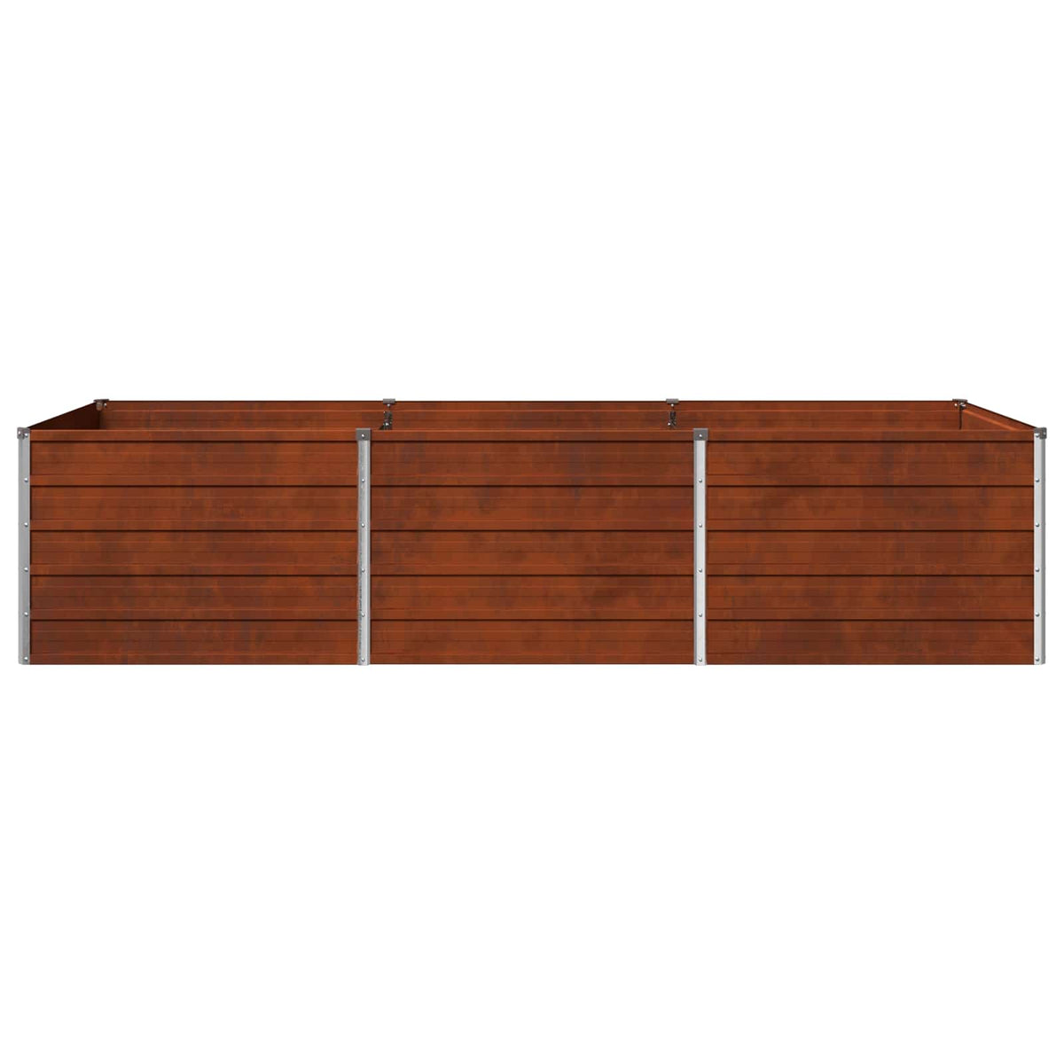 vidaXL Raised Garden Bed Rusty 240 x 80 x 55 cm corton 4