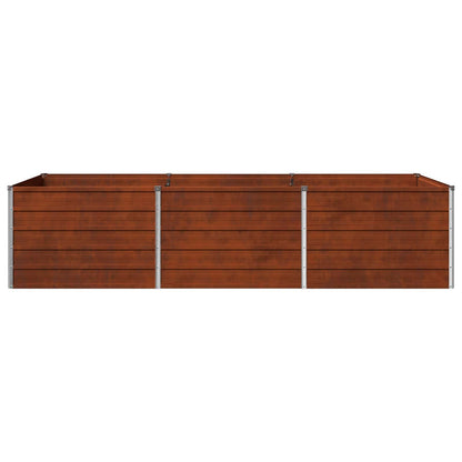 vidaXL Raised Garden Bed Rusty 240 x 80 x 55 cm corton 4