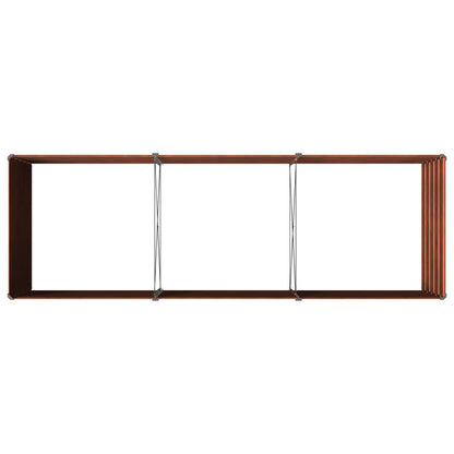vidaXL Raised Garden Bed Rusty 240 x 80 x 55 cm corton 6
