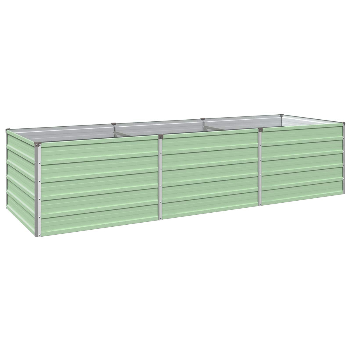 vidaXL Raised Garden Bed Pastel Green 242 x 80 x 55 cm 2