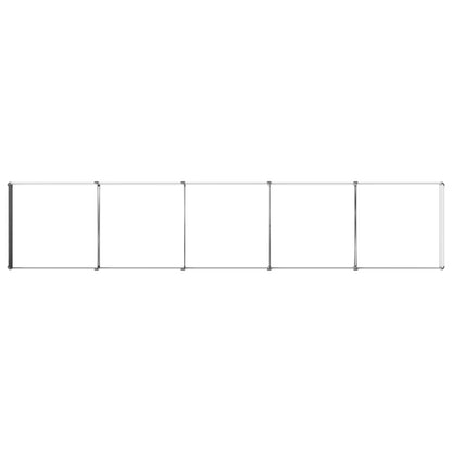 vidaXL Raised Garden Bed Grey 400 x 80 x 24 cm cold-rolled steel 5