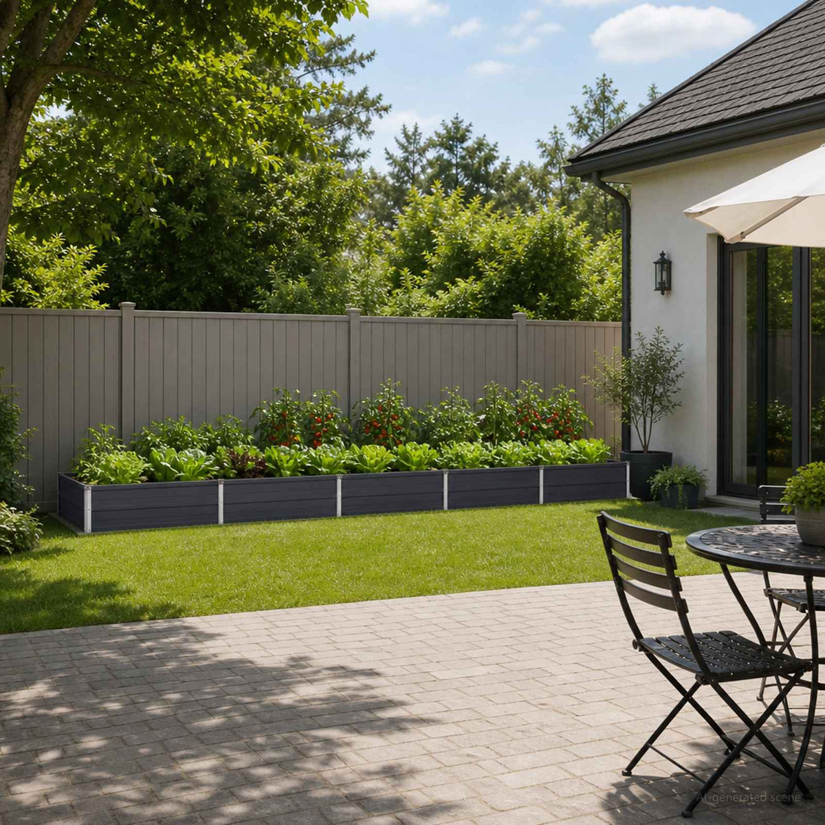 Raised Garden Bed Anthracite