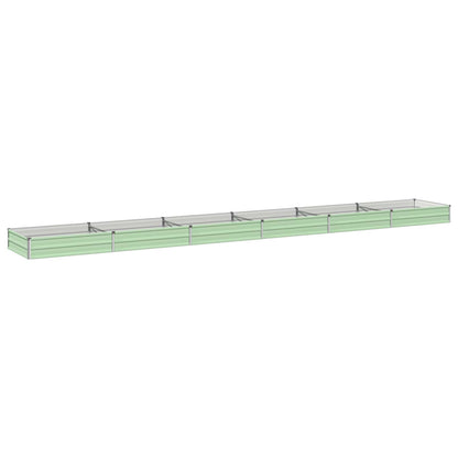 vidaXL Raised Garden Bed Pastel Green 600 x 80 x 24 cm 2