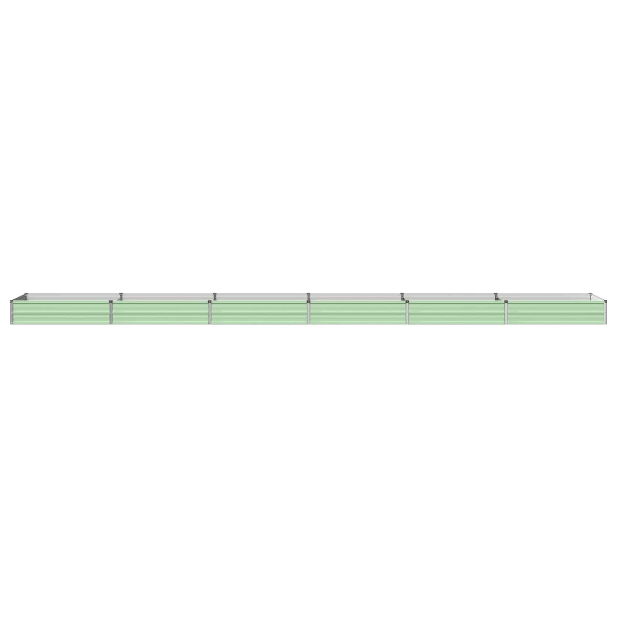 vidaXL Raised Garden Bed Pastel Green 600 x 80 x 24 cm 3