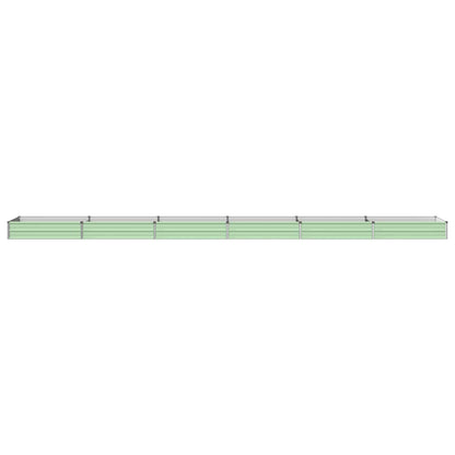 vidaXL Raised Garden Bed Pastel Green 600 x 80 x 24 cm 3