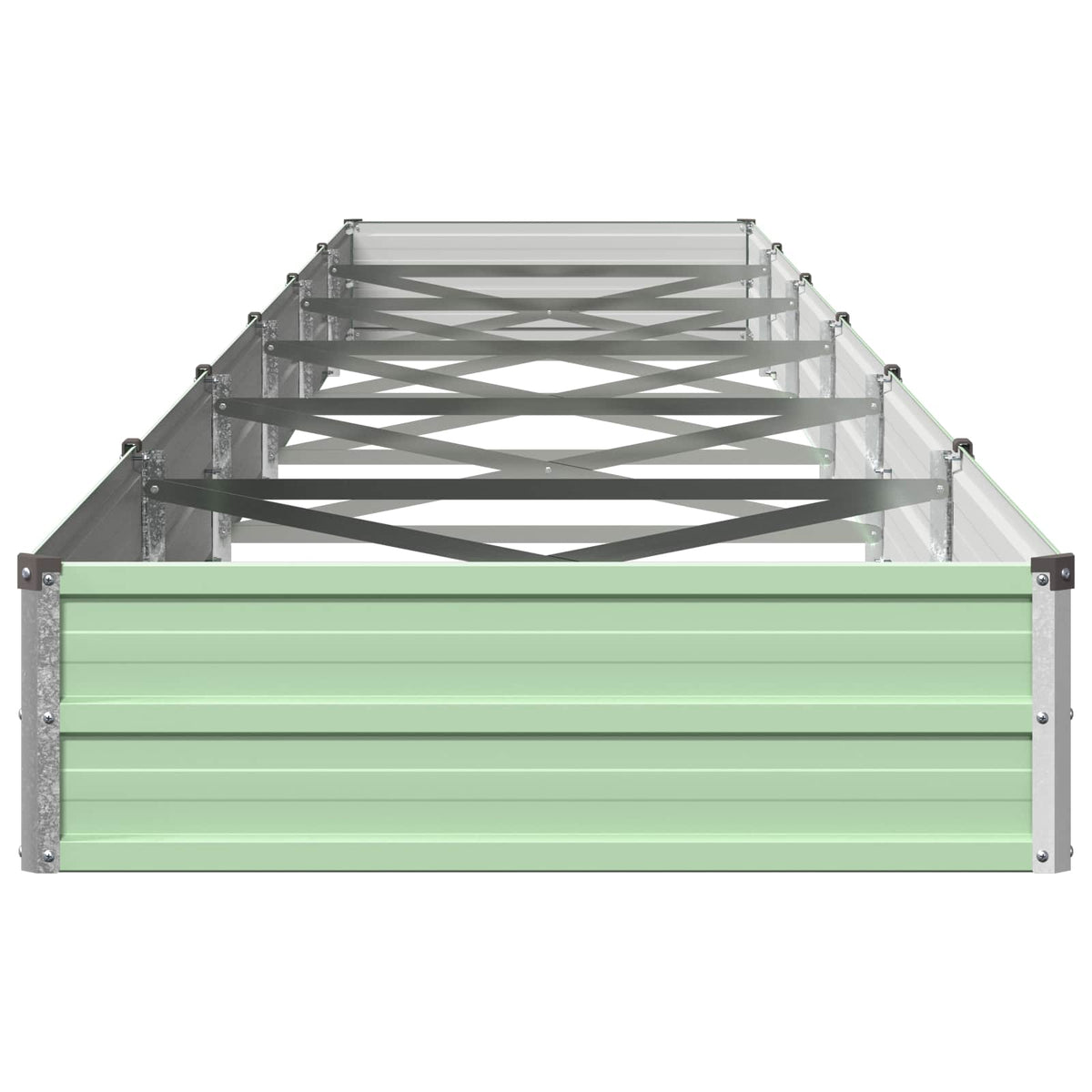 vidaXL Raised Garden Bed Pastel Green 600 x 80 x 24 cm 4