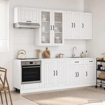 Kitchen Unit LUCCA 8 pcs Engineered Wood High gloss white 80 cm
