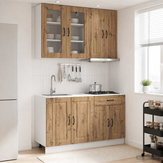 Kitchen Unit KALMAR 4 pcs Engineered Wood Artisan oak 80 cm