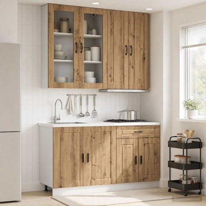Kitchen Unit PORTO 4 pcs Engineered Wood Artisan oak 100 cm