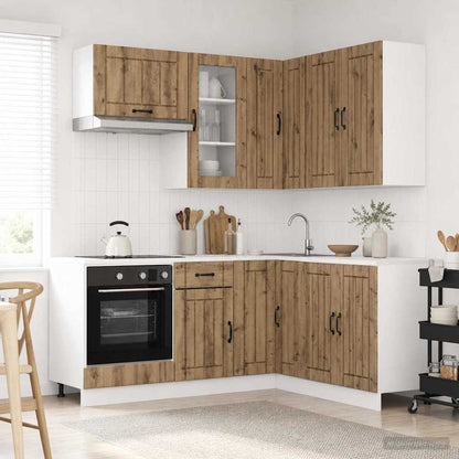 Kitchen Unit LUCCA 8 pcs Engineered Wood Artisan oak 80 cm