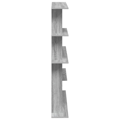 vidaXL Wall Shelf Grey Sonoma 102 x 20 x 130 cm Engineered Wood 5