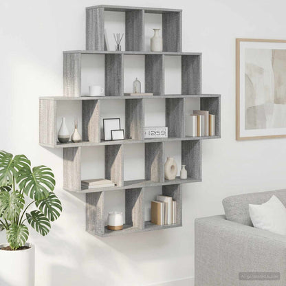 vidaXL Wall Shelf 120 x 20 x 136 cm Engineered Wood
