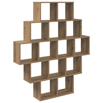 Wall Shelf 120 x 20 x 136 cm Engineered Wood Artisan oak