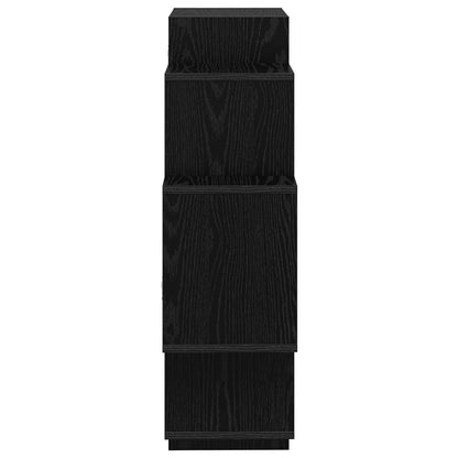 vidaXL Wall Shelf Black Oak 90 x 25 x 90 cm Engineered Wood 5