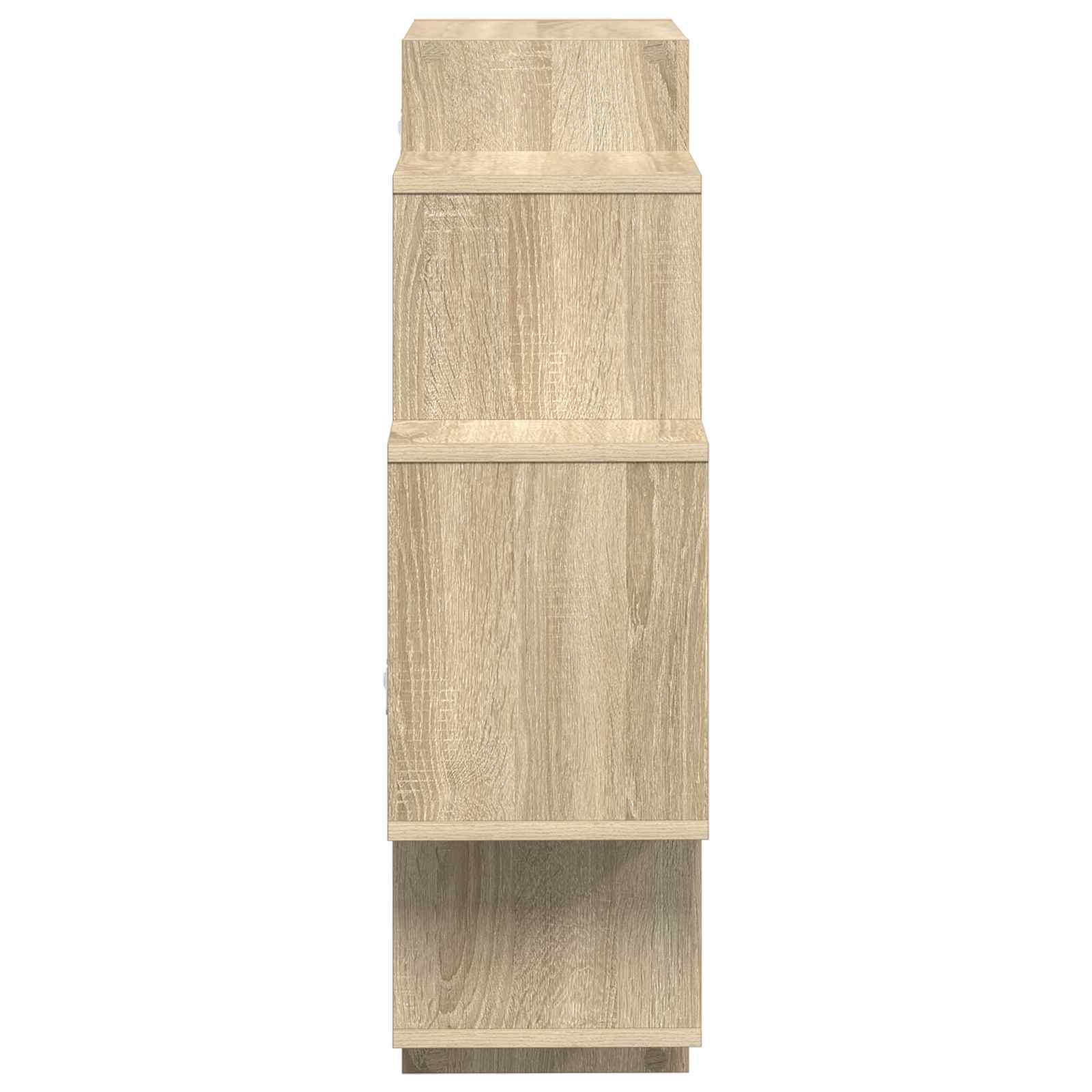 vidaXL Wall Shelf Sonoma Oak 90 x 25 x 90 cm Engineered Wood 5