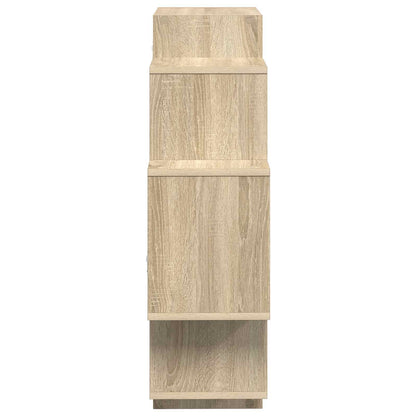 vidaXL Wall Shelf Sonoma Oak 90 x 25 x 90 cm Engineered Wood 5