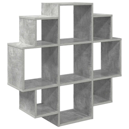 vidaXL Wall Shelf Concrete Grey 90 x 25 x 90 cm Engineered Wood 2