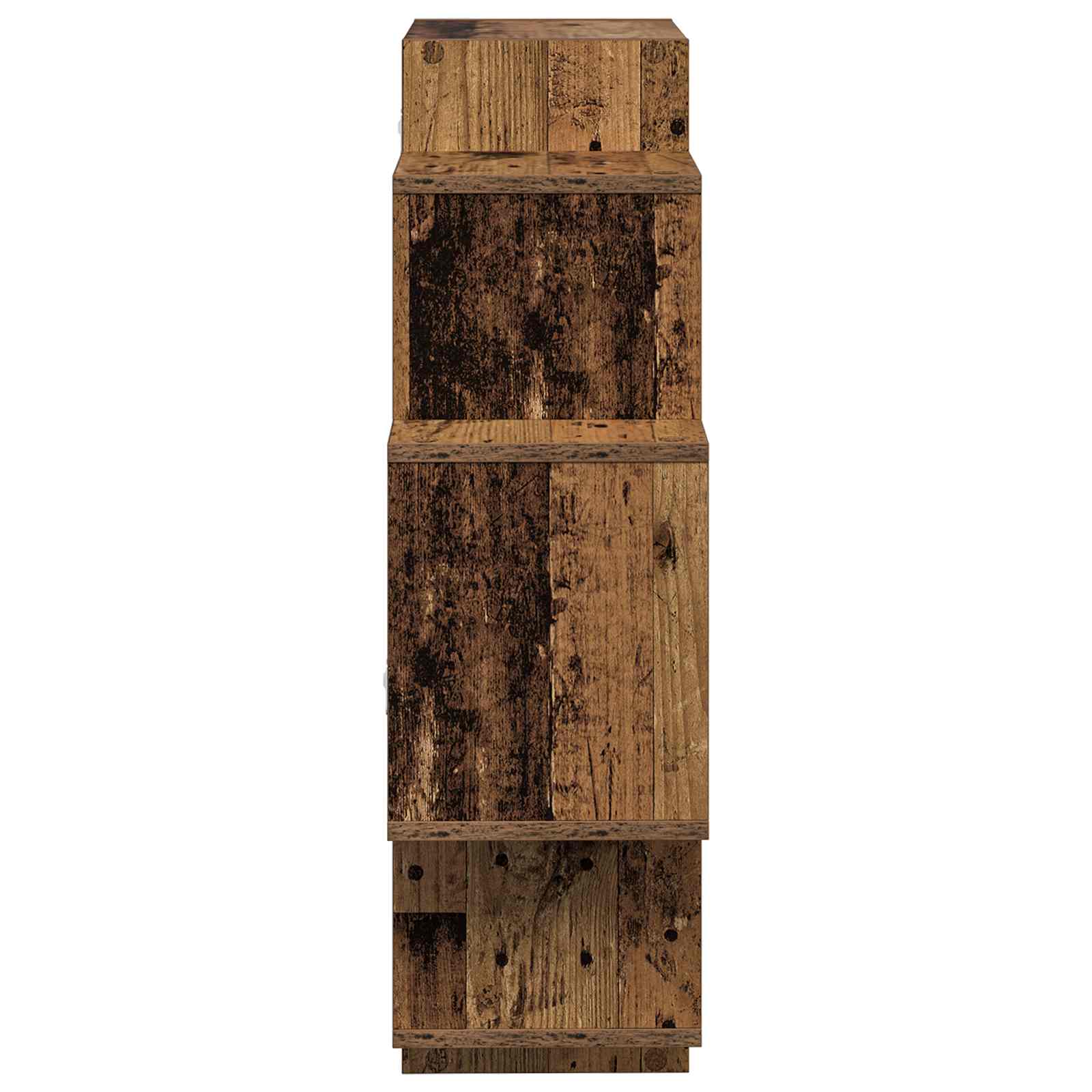 vidaXL Wall Shelf Old Wood 90 x 25 x 90 cm Engineered Wood 5