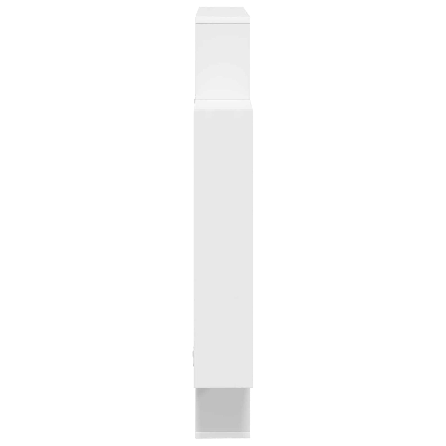 vidaXL Wall Shelf White 100 x 13 x 100 cm Engineered Wood 5