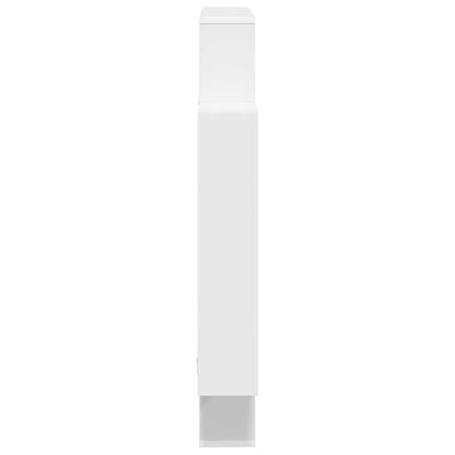 vidaXL Wall Shelf White 100 x 13 x 100 cm Engineered Wood 5