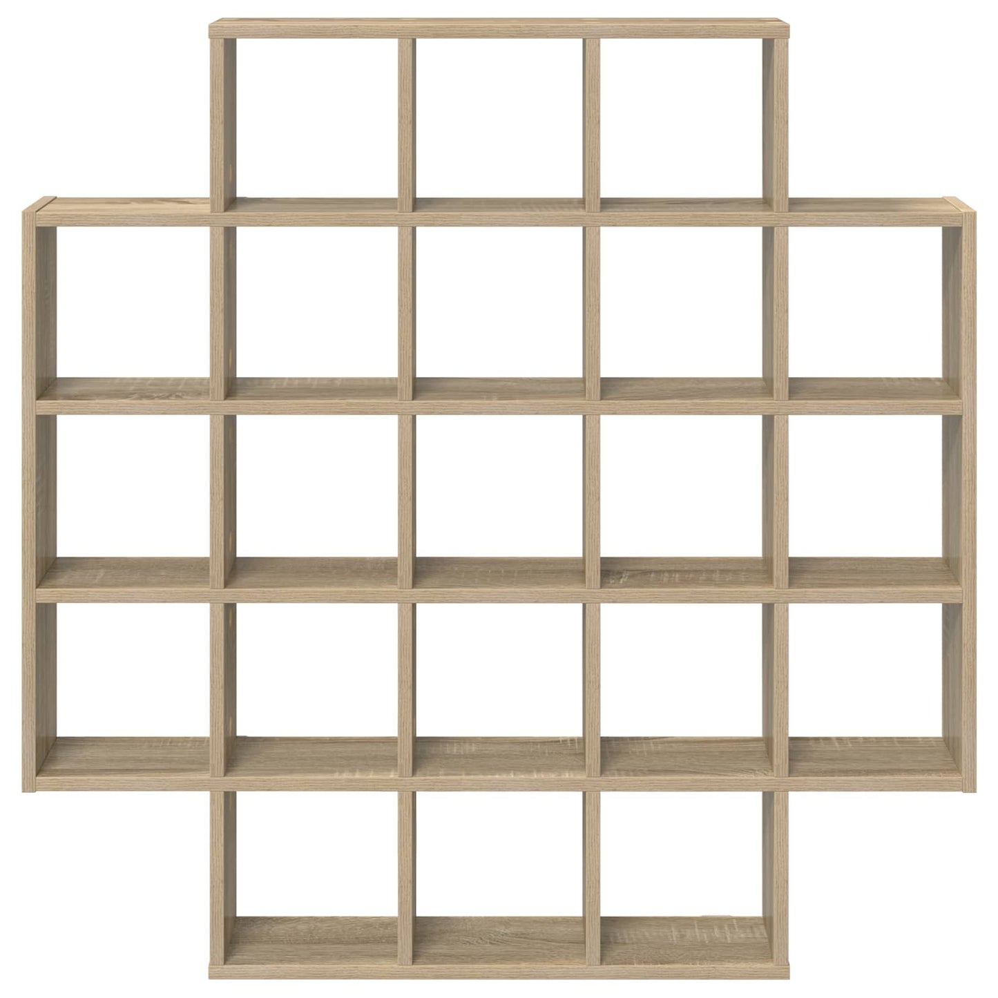 vidaXL Wall Shelf Sonoma Oak 100 x 13 x 100 cm Engineered Wood 4