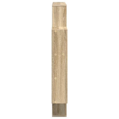 vidaXL Wall Shelf Sonoma Oak 100 x 13 x 100 cm Engineered Wood 5