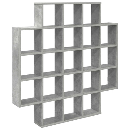 vidaXL Wall Shelf Concrete Grey 100 x 13 x 100 cm Engineered Wood 2