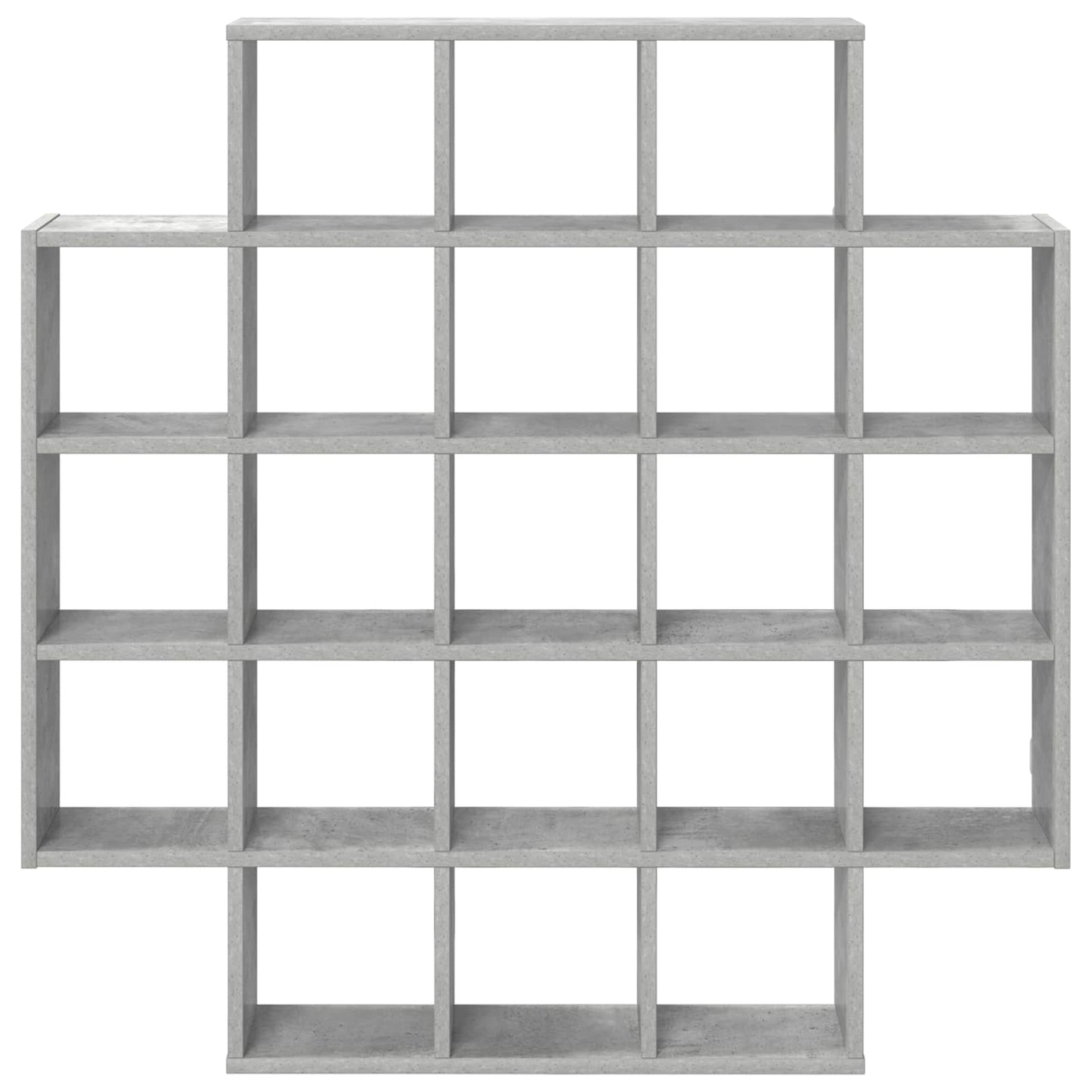 vidaXL Wall Shelf Concrete Grey 100 x 13 x 100 cm Engineered Wood 4