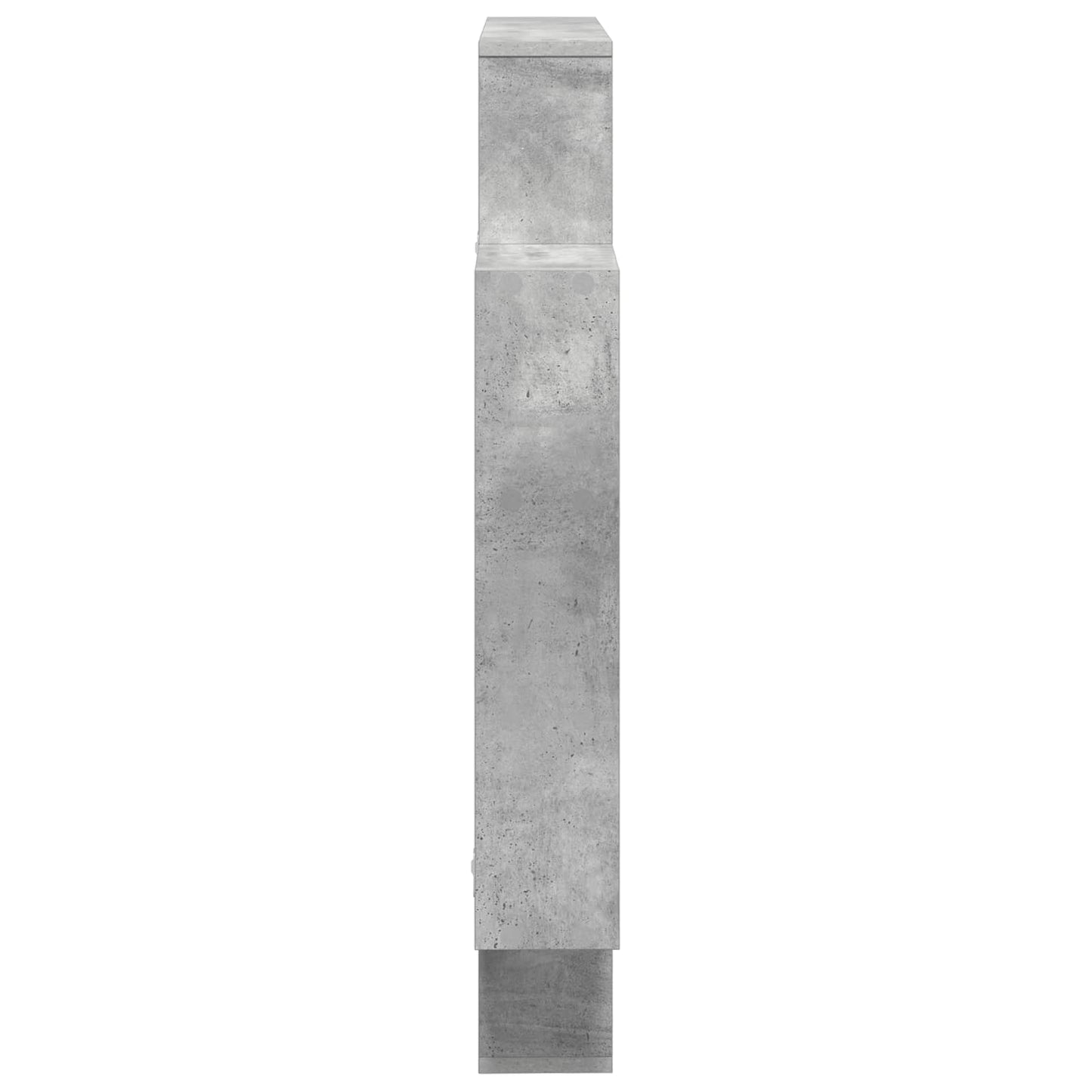 vidaXL Wall Shelf Concrete Grey 100 x 13 x 100 cm Engineered Wood 5