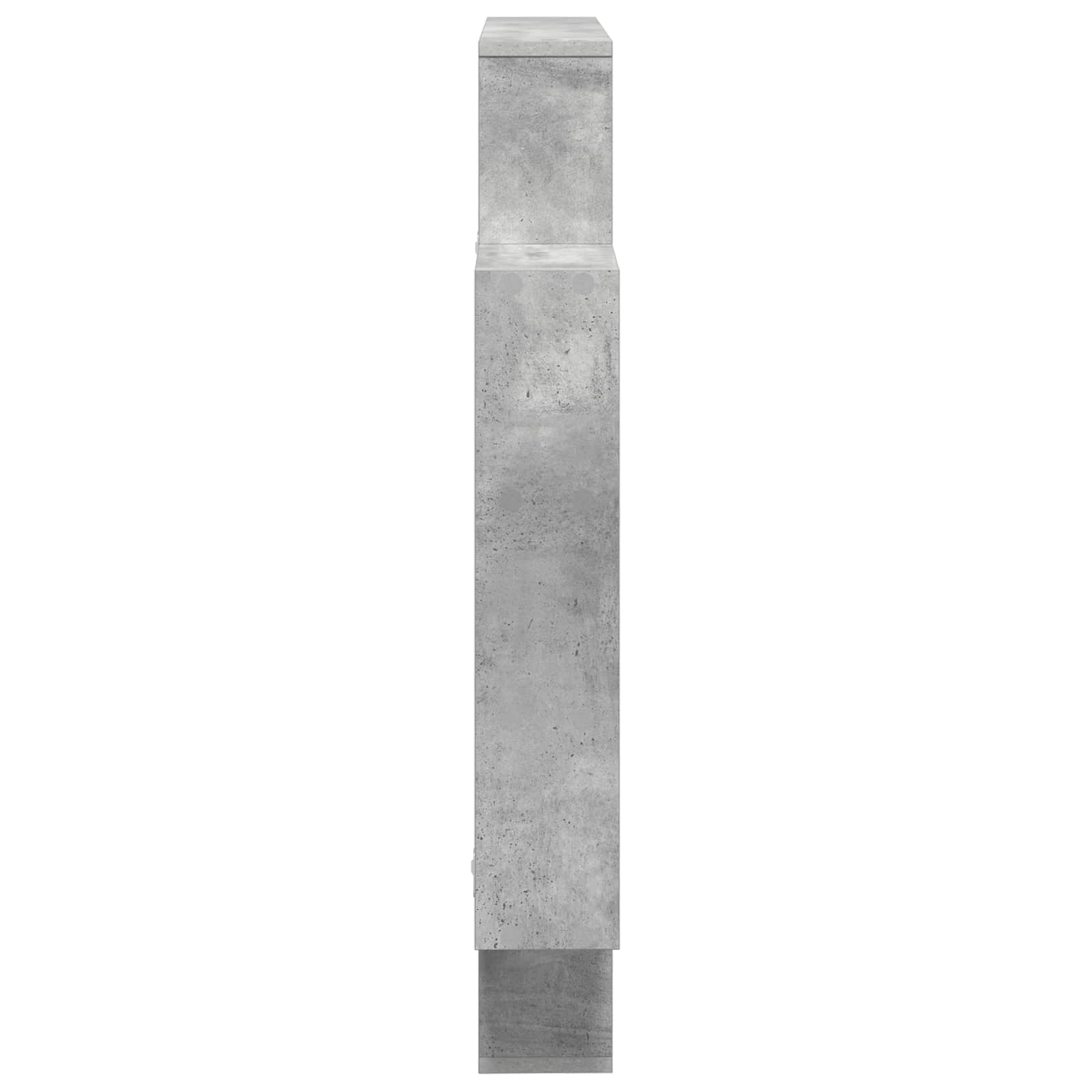 vidaXL Wall Shelf Concrete Grey 100 x 13 x 100 cm Engineered Wood 5