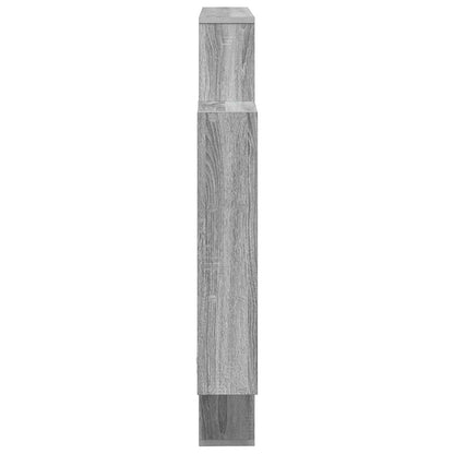 vidaXL Wall Shelf Grey Sonoma 100 x 13 x 100 cm Engineered Wood 5