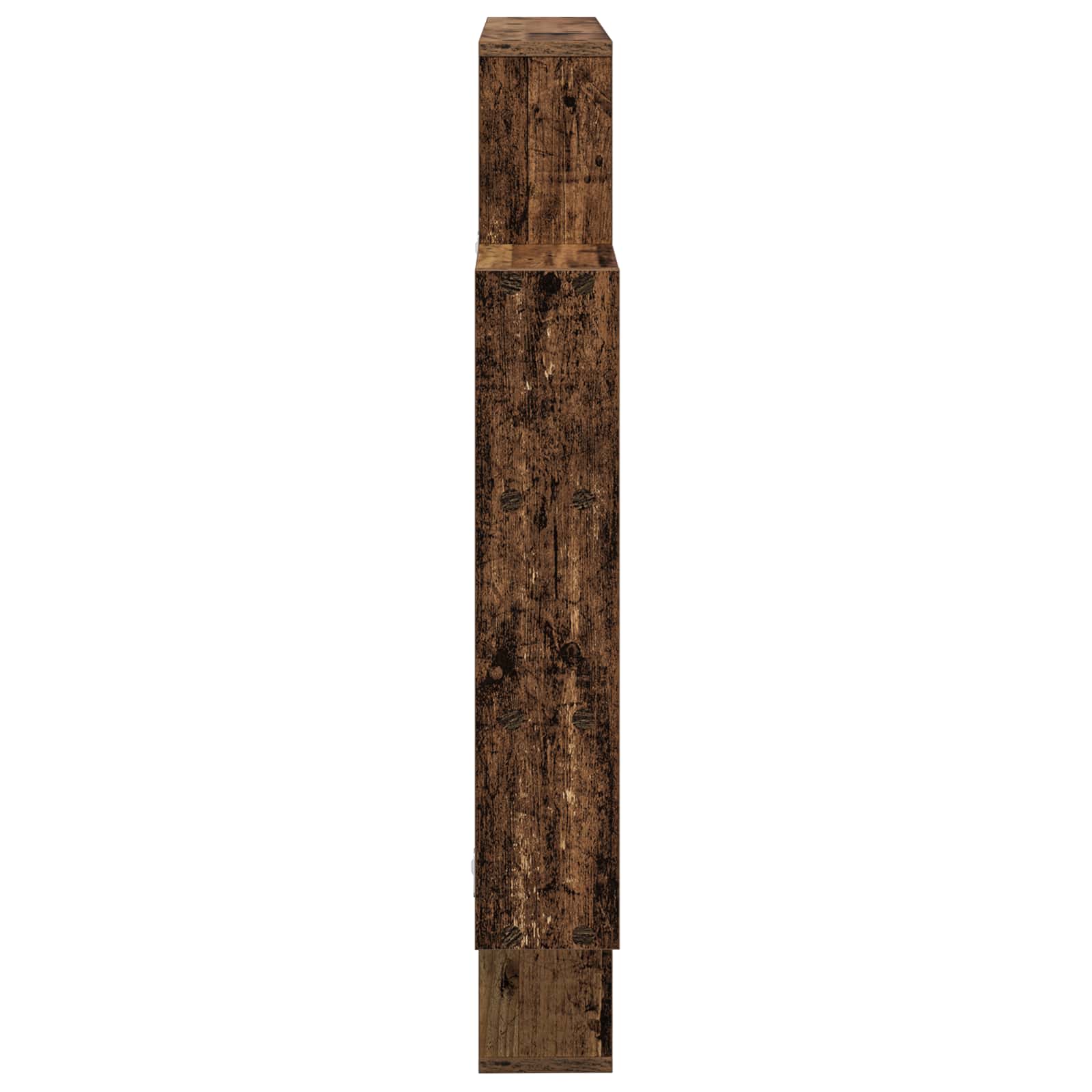 vidaXL Wall Shelf Old Wood 100 x 13 x 100 cm Engineered Wood 5