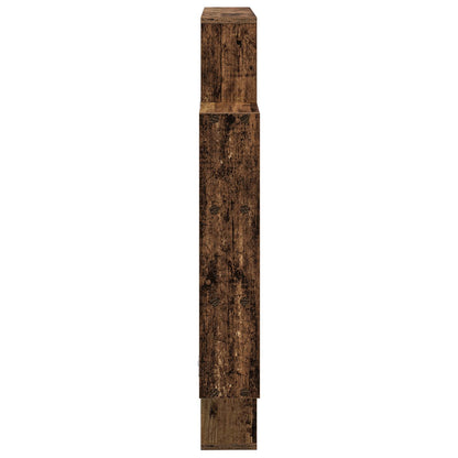 vidaXL Wall Shelf Old Wood 100 x 13 x 100 cm Engineered Wood 5