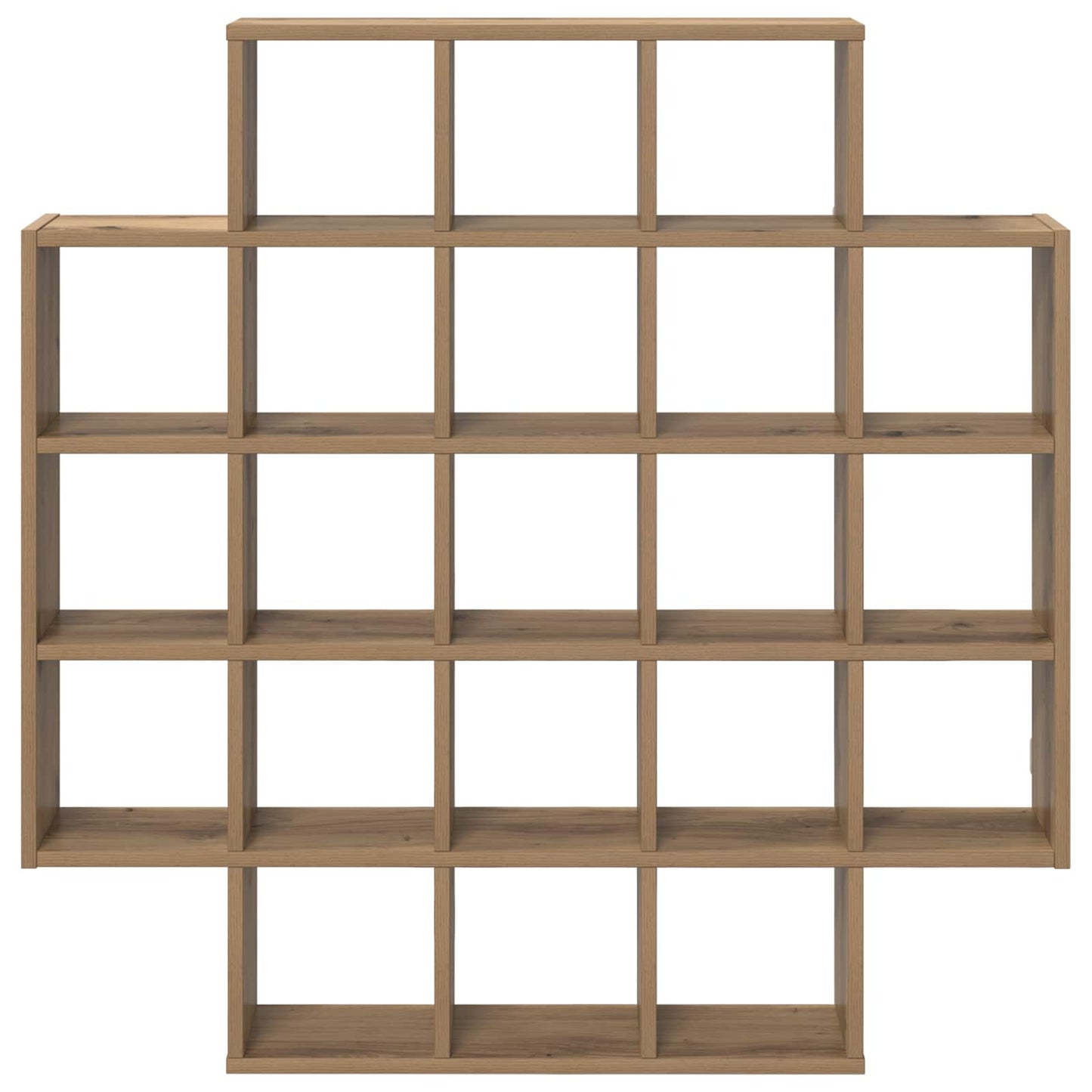 vidaXL Wall Shelf Artisan Oak 100 x 13 x 100 cm Engineered Wood 4