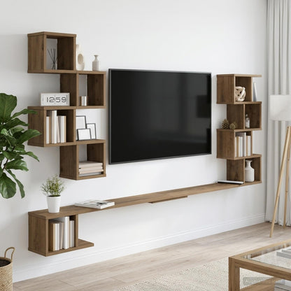 vidaXL Wall-Mounted TV Shelf 180 x 15 x 94 cm
