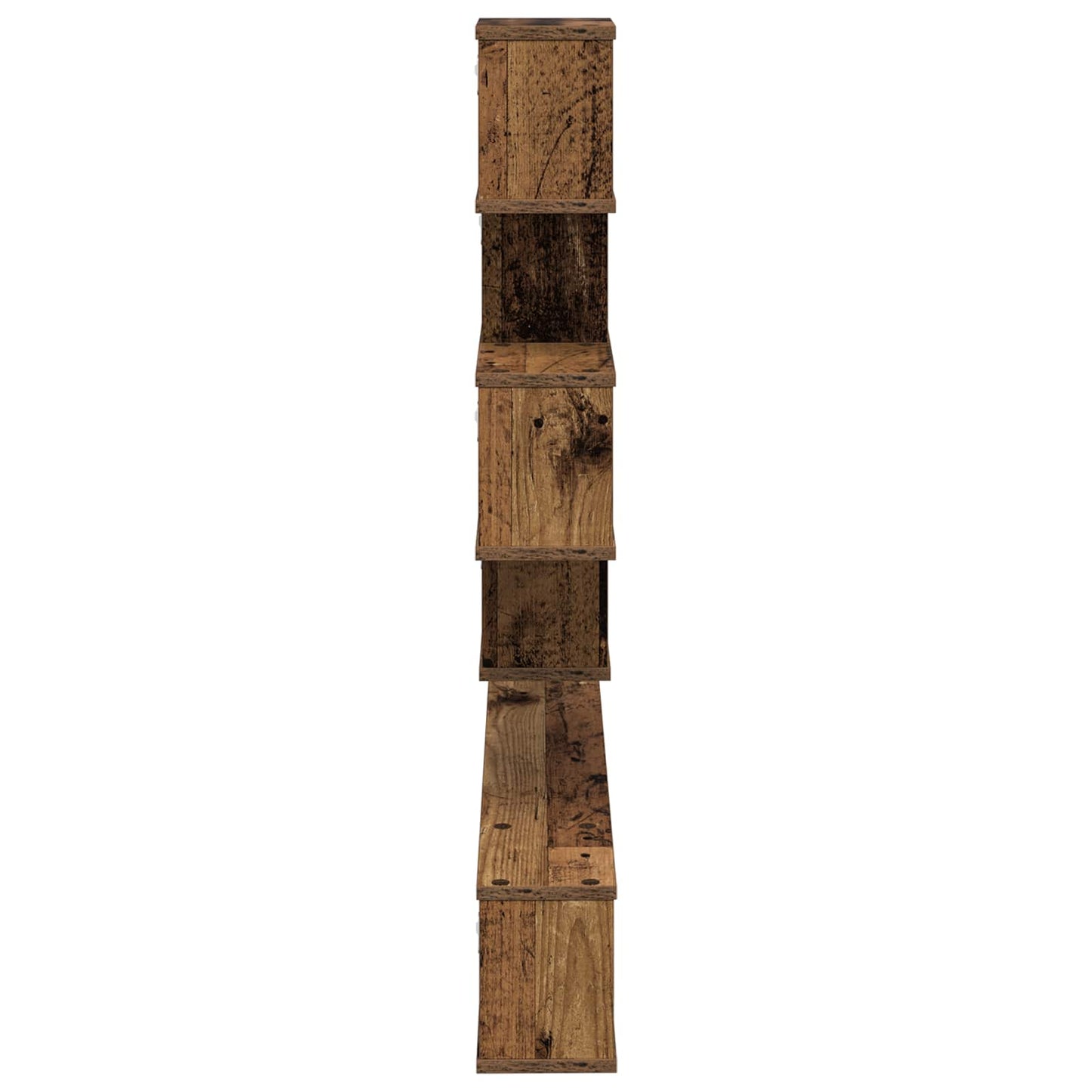 vidaXL Wall-Mounted TV Shelf Old Wood 200 x 15 x 94 cm Engineered Wood 5
