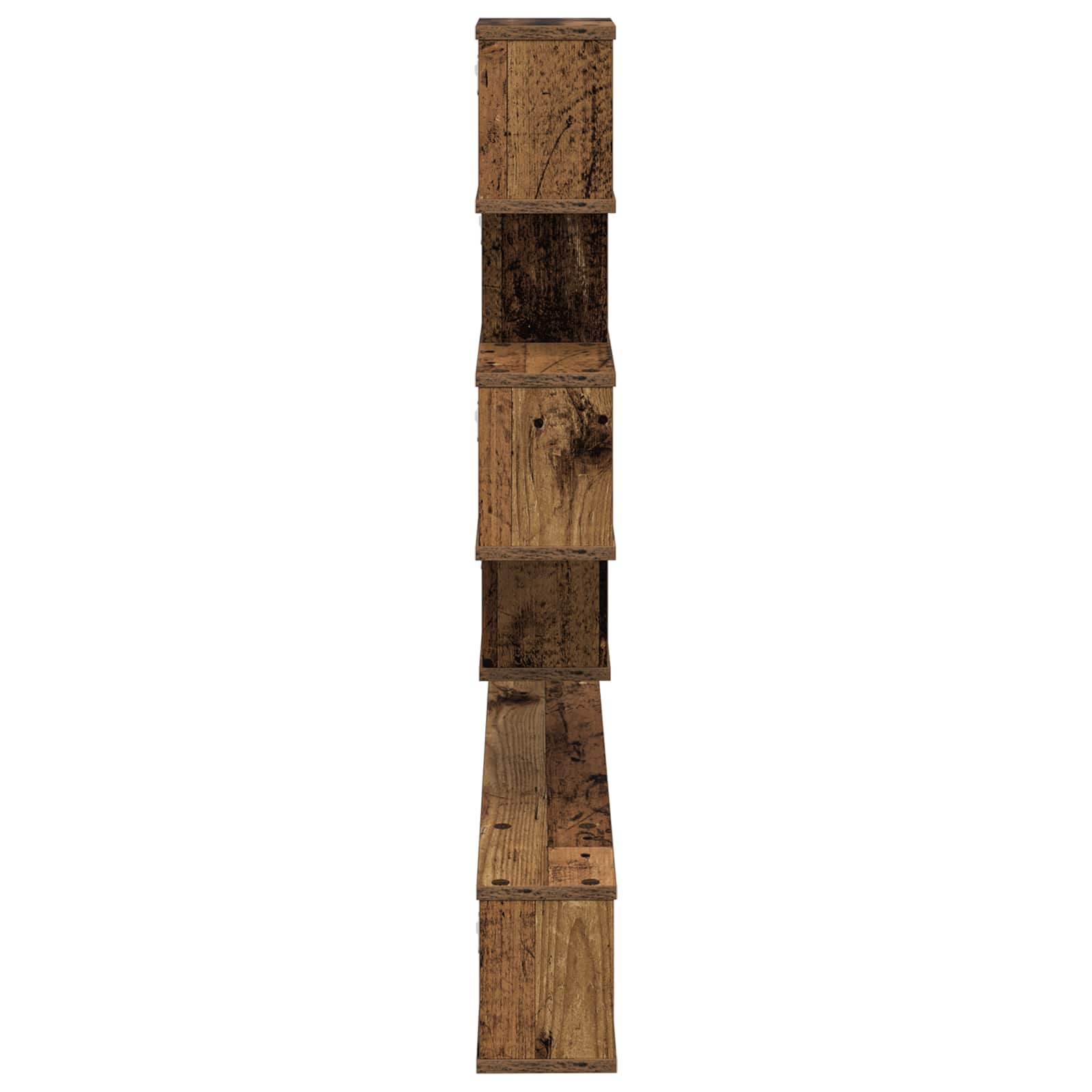 vidaXL Wall-Mounted TV Shelf Old Wood 200 x 15 x 94 cm Engineered Wood 5